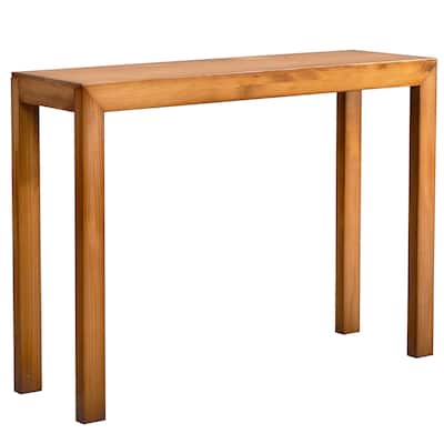 Pinewood Entryway Table Console with Sturdy Surface 220 lbs - 46.1 x 11.8 x 31.9 in