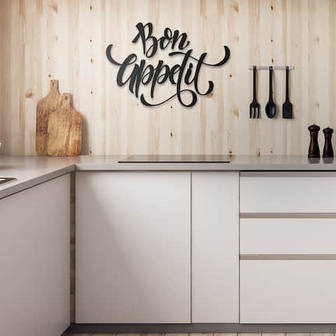 Bon Appetit - Metal Wall Art