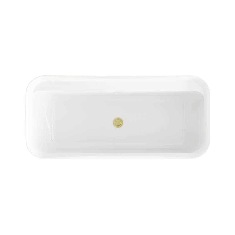 Haley Soaking Bathtub in Glossy White