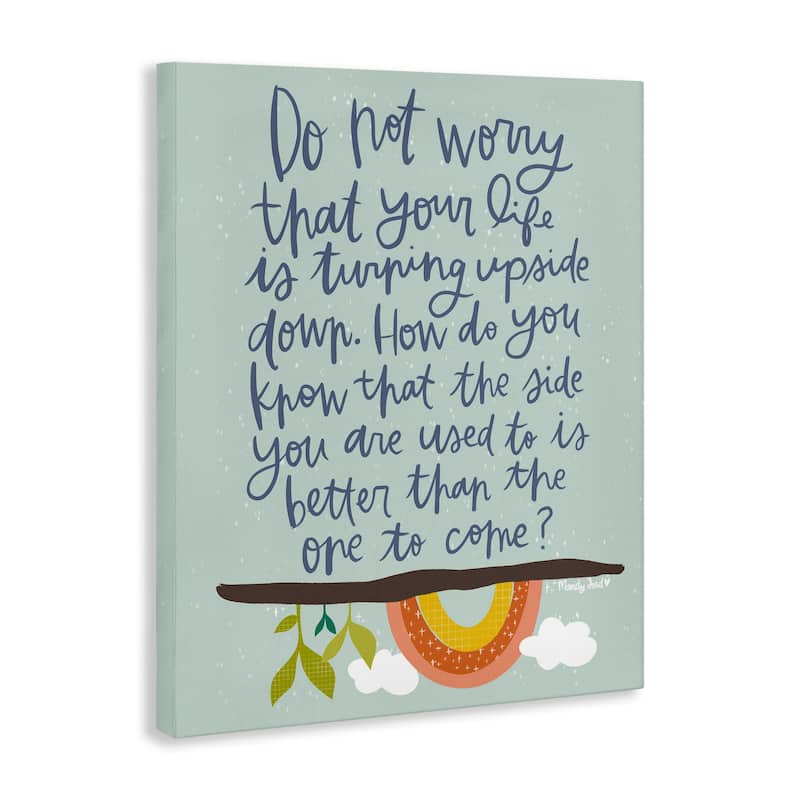 Stupell Hopeful Encouraging Phrase Canvas Wall Art Design By Mandy Ford Art + Illustration
