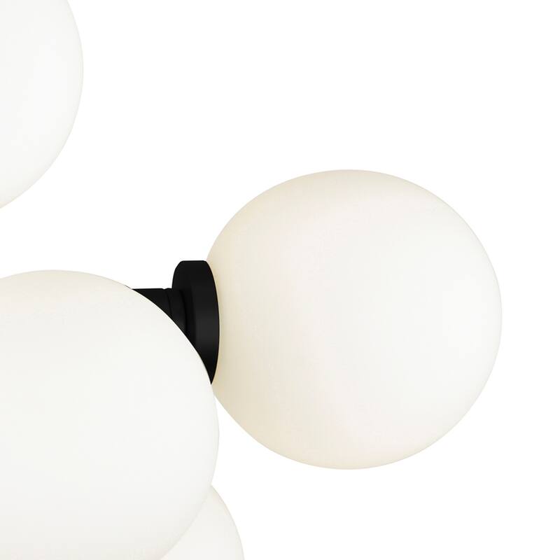 Arya 17 Light Wall Sconce With Black Finish