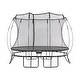 preview thumbnail 8 of 6, Springfree Outdoor 8 x 11 Ft Trampoline, Enclosure, Hoop Game, and Step Ladder - 7.40