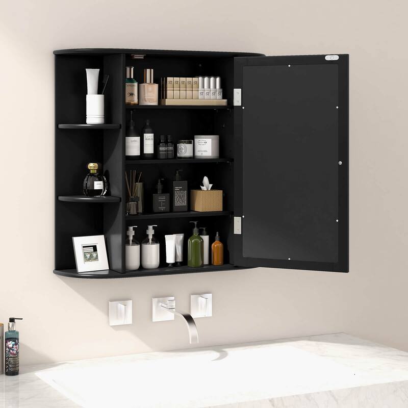 Costway Multipurpose Wall Surface Bathroom Storage Medicine Cabinet