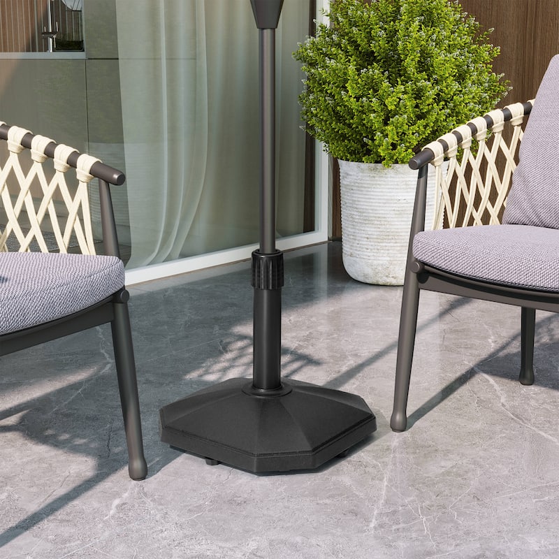 Pellebant Outdoor Market Umbrella Base Holder - Black