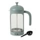 preview thumbnail 14 of 37, Mr. Coffee French Press Coffee Maker, 31 oz Borasilicate Glass & Frame and Plunger, Includes Coffee Scoop Teal
