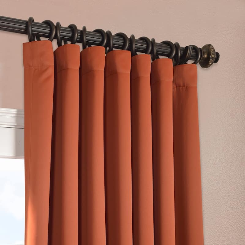 Exclusive Fabrics Extra Wide 96-Inch Room Darkening Curtain (1 Panel)