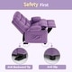 preview thumbnail 77 of 79, MCombo Big Kids Recliner Chair with Cup Holders , Velvet Fabric