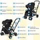 preview thumbnail 10 of 9, Babyjoy Sit & Stand Double Stroller with Adjustable Handle Bar - See Details