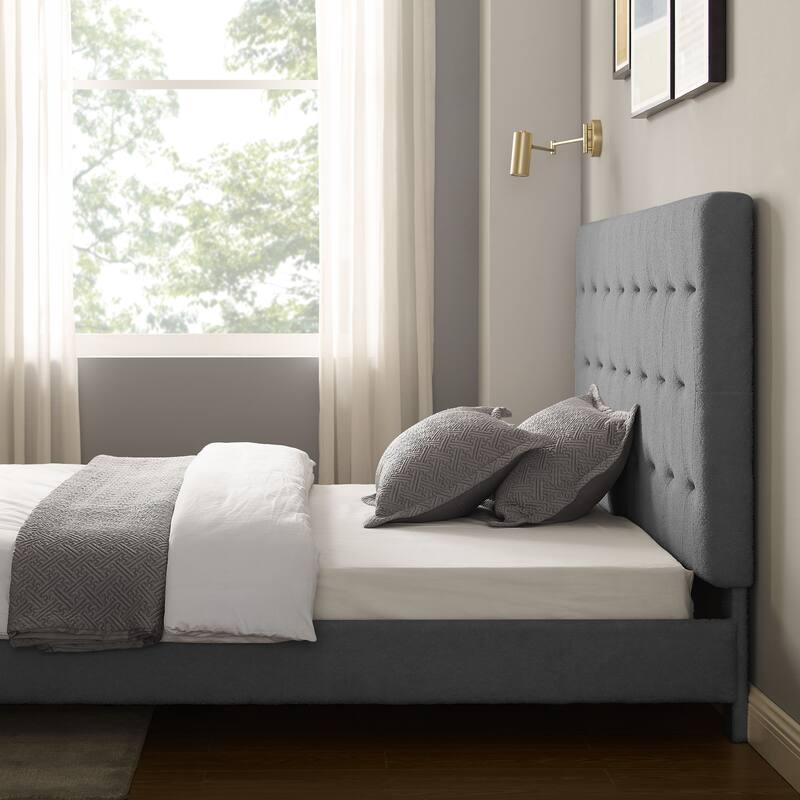 Corvus Somme Tufted Upholstered Platform Bed