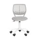 preview thumbnail 27 of 91, HomyLin Armless Swivel Kids Desk Chair with Mesh Padded Seating Grey