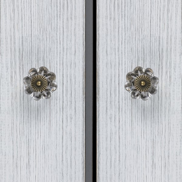 10PCS Brushed Nickel Cabinet Knobs - Stainless Steel Drawer Pulls, Modern Kitchen Hardware
