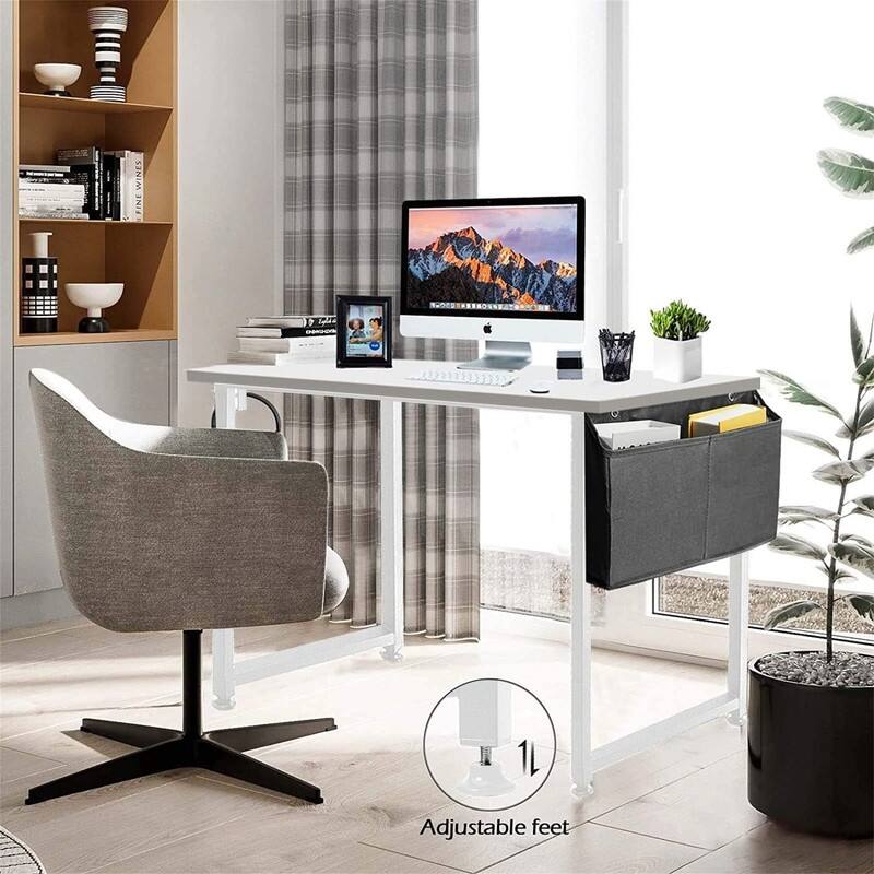 White Computer Desk for Bedroom