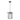 Atlas Lighting Radnor 8'' Wide 1-Light Outdoor Pendant - Matte Black - 8 inch W