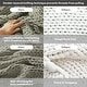 preview thumbnail 74 of 93, Madison Park Hand Made Chunky Double Knit Throw Blanket