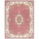 preview thumbnail 74 of 92, SAFAVIEH Handmade Aubusson Hrachuhi Traditional Wool Rug 8' x 10' - Pink/Ivory
