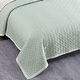 preview thumbnail 36 of 41, Bebejan 100% Cotton Sateen 3 Piece Textured Quilted Coverlet Set