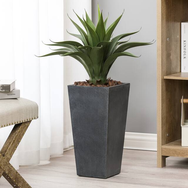 Tall ModernTapered Square MgO Planter