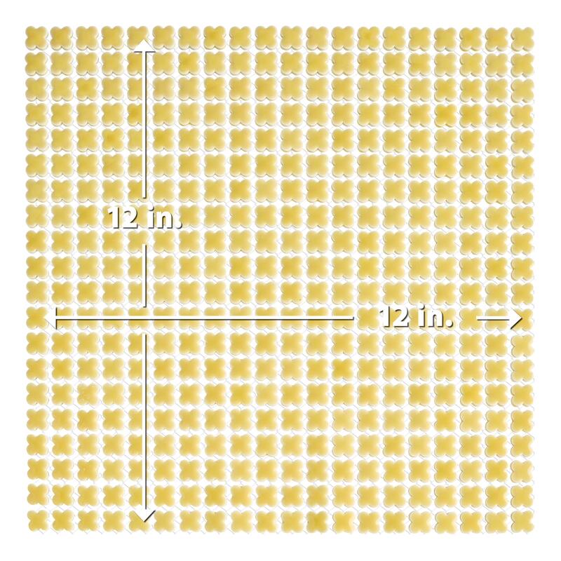 Merola Tile Fioretti Glossy Yellow 12" x 12" Porcelain Floor and Wall Tile