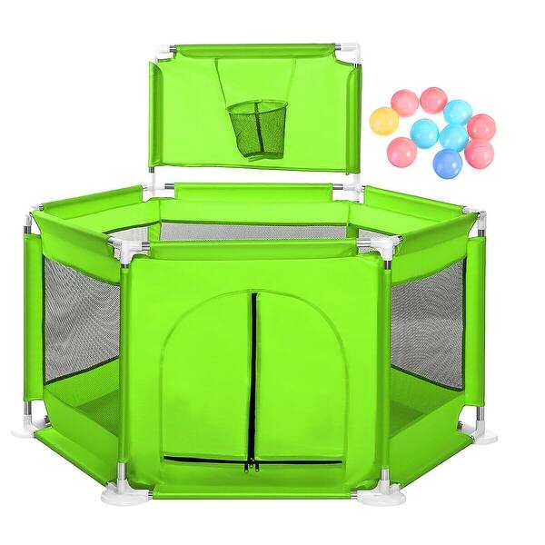 Foldable Baby Playpen with 10 Balls On Sale Bed Bath & Beyond 39165965
