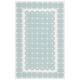 preview thumbnail 17 of 22, SAFAVIEH Handmade Kids Kayley Geometric Wool Rug 4' x 6' - Turquoise/Ivory