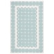preview thumbnail 7 of 22, SAFAVIEH Handmade Kids Sijtske Geometric Wool Rug 5' x 8' - Turquoise/Ivory - Rectangle