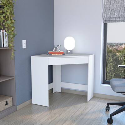 Corner Desk with Spacious Drawer and Optimal Workstation