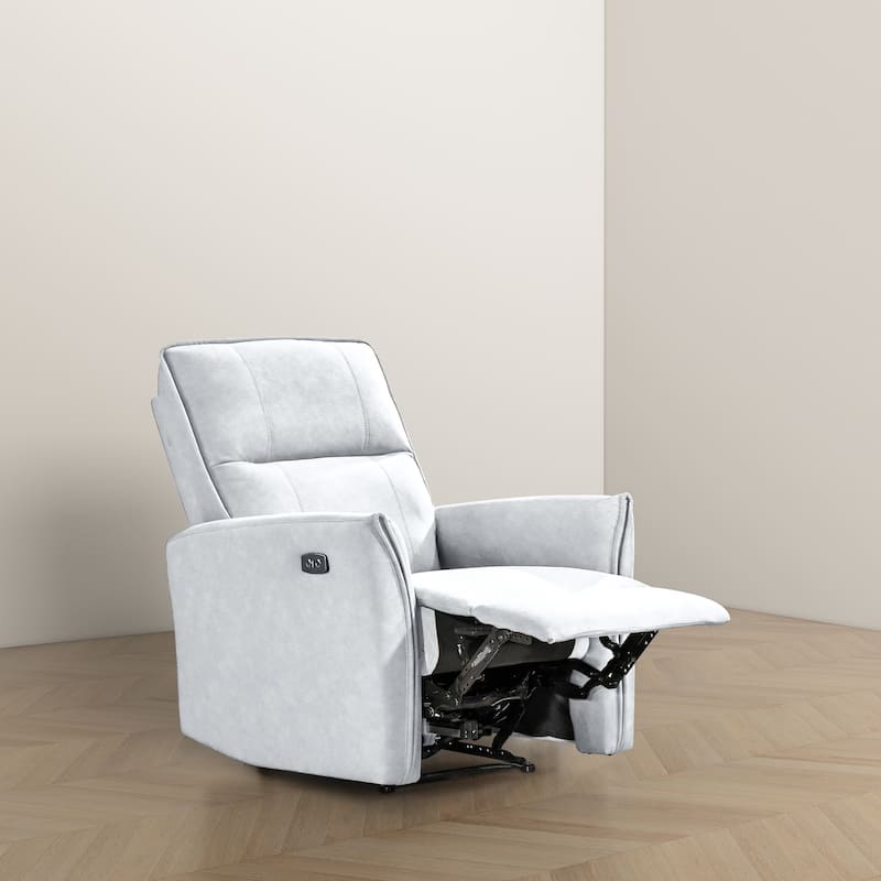 Comfort Elite Suede Power Recliner Lounge Chair