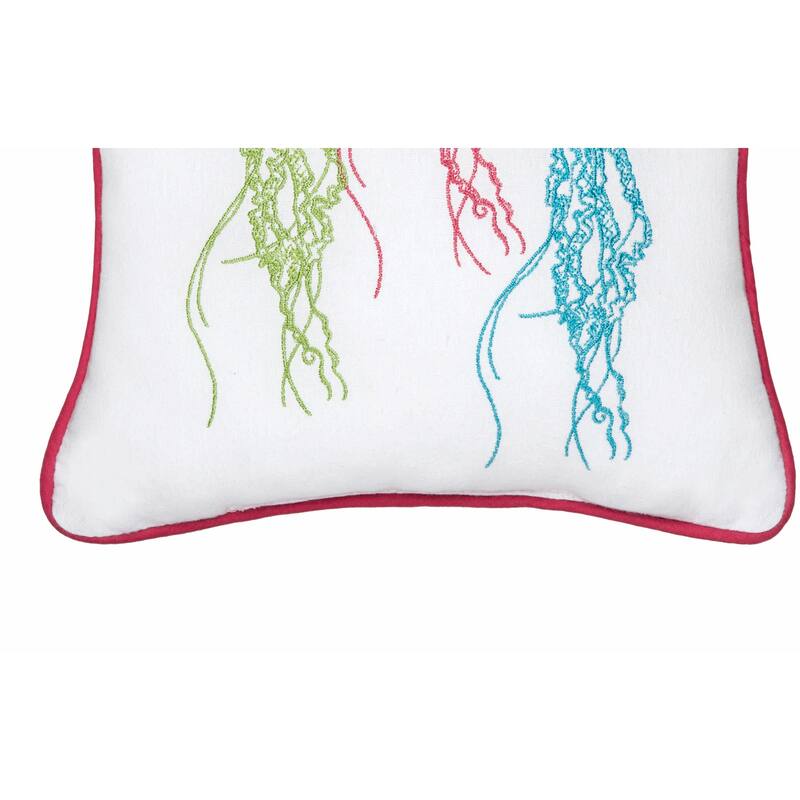 10" x 10" Jellyfish Small/Petite Accent Pillow Pillow