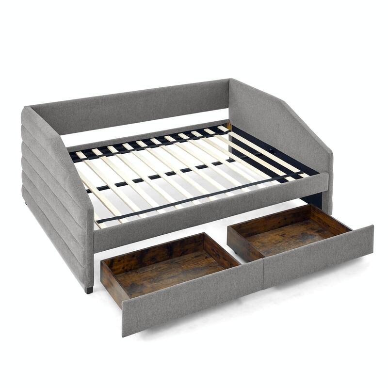 Tufted Daybed with Drawers