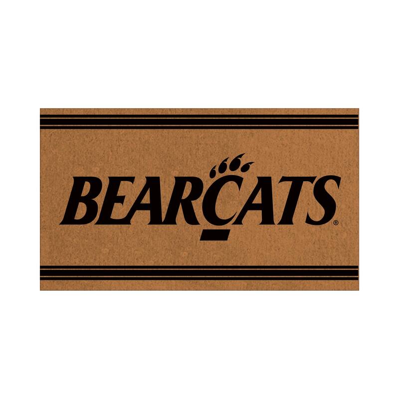 University of Cincinnati Monochrome Indoor/Outdoor Coir Door Mat - 28" x 16"