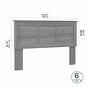 preview thumbnail 33 of 33, Queen Ash Grey Headboard