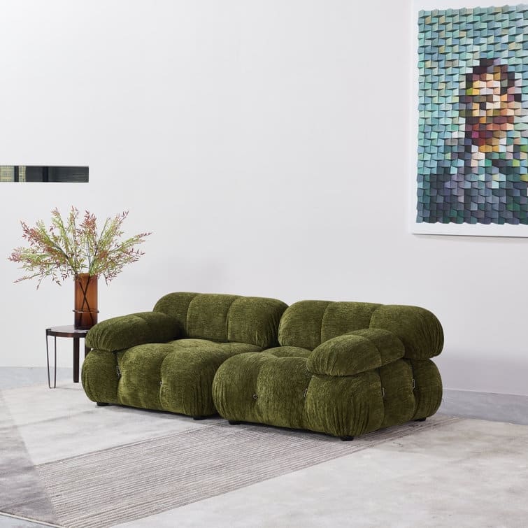 Breeley 76'' Chenille Upholstered Loveseat