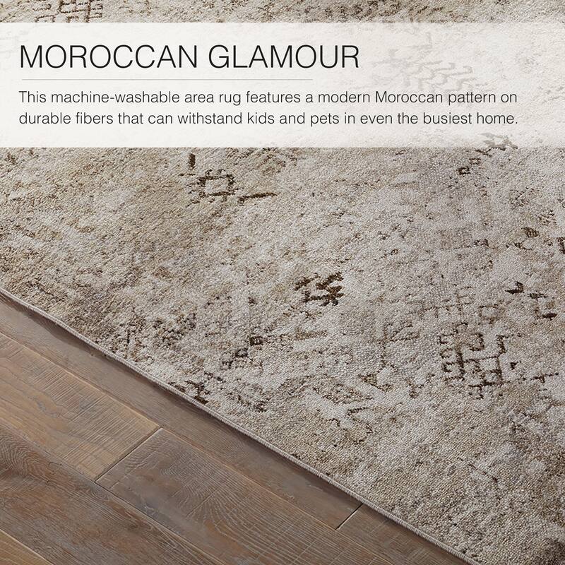 Kati Machine Washable Tribal Area Rug