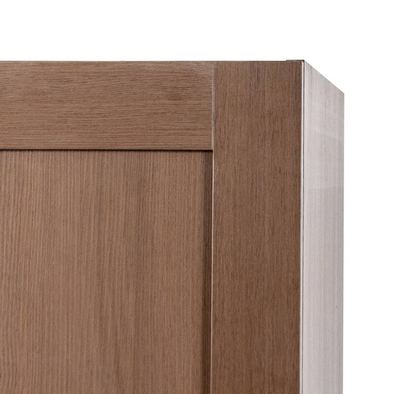 62.99in Kitchen Pantry Cabinet, Walnut Freestanding Buffet Cupboards Sideboard with Doors & Shelves