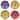 Certified International Spice Love Set of 4 Soup Bowls - 9" Diam x 2"