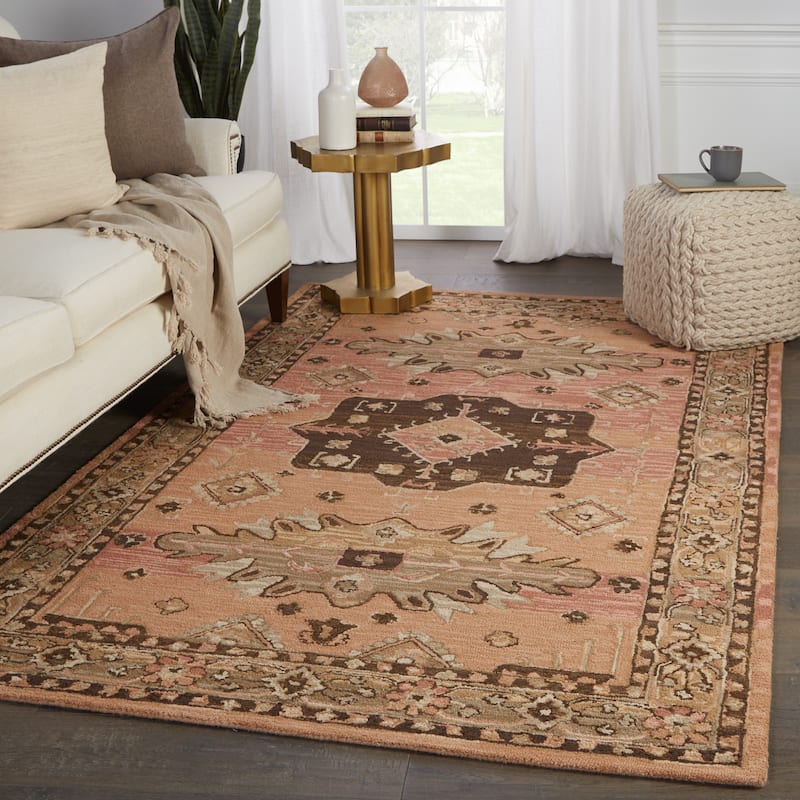 Idina Handmade Medallion Area Rug
