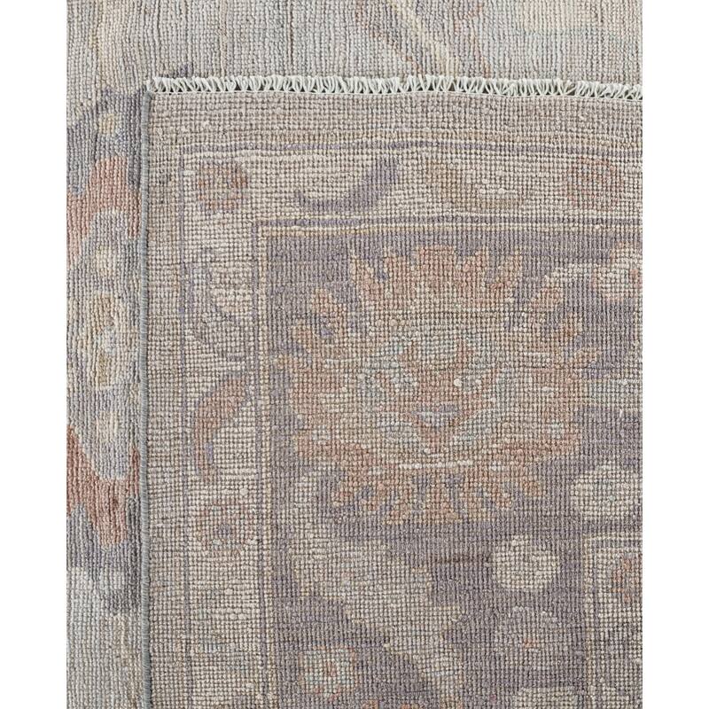Oushak One-of-a-Kind Hand-Knotted Area Rug - Gray - 8' 1" x 9' 9"