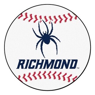 spiders ncaa richmond mat rug shaped baseball round university area