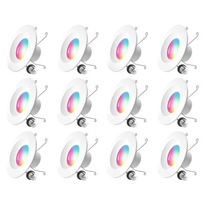 Banord LED RGB Smart Recessed 6 Inch 13 Watt Flush Mount Ceiling Lights (3 Pack) - 0.60