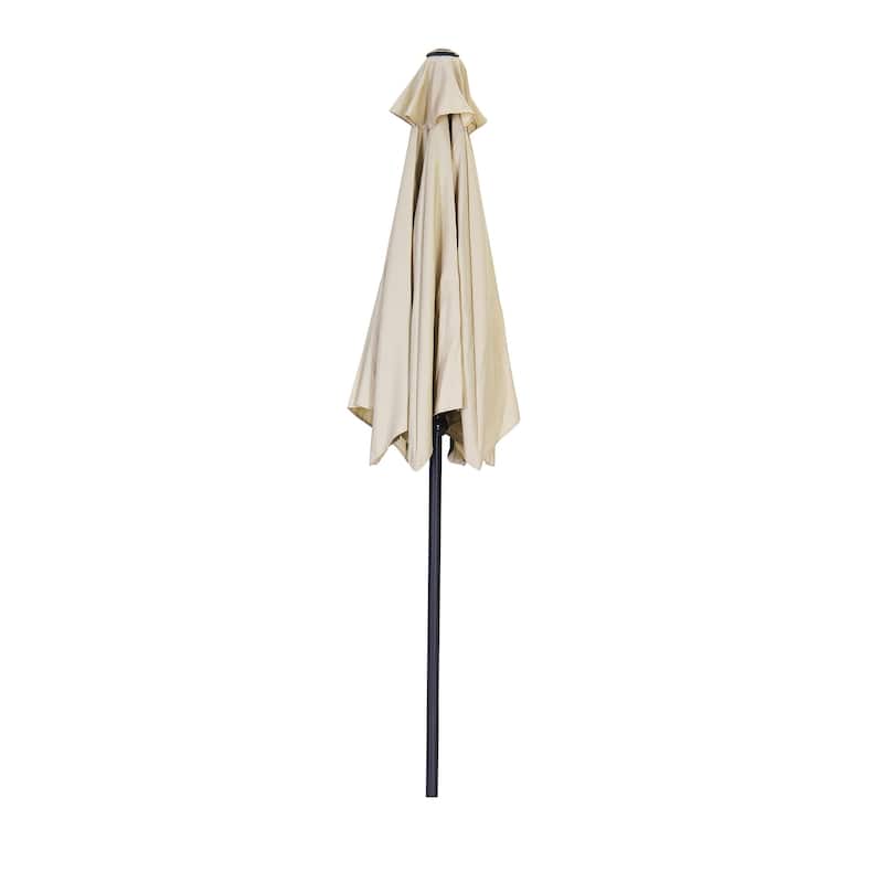 Ainfox 7.5ft Patio Umbrella Outdoor Umbrella Tilt Multi-color Without Base