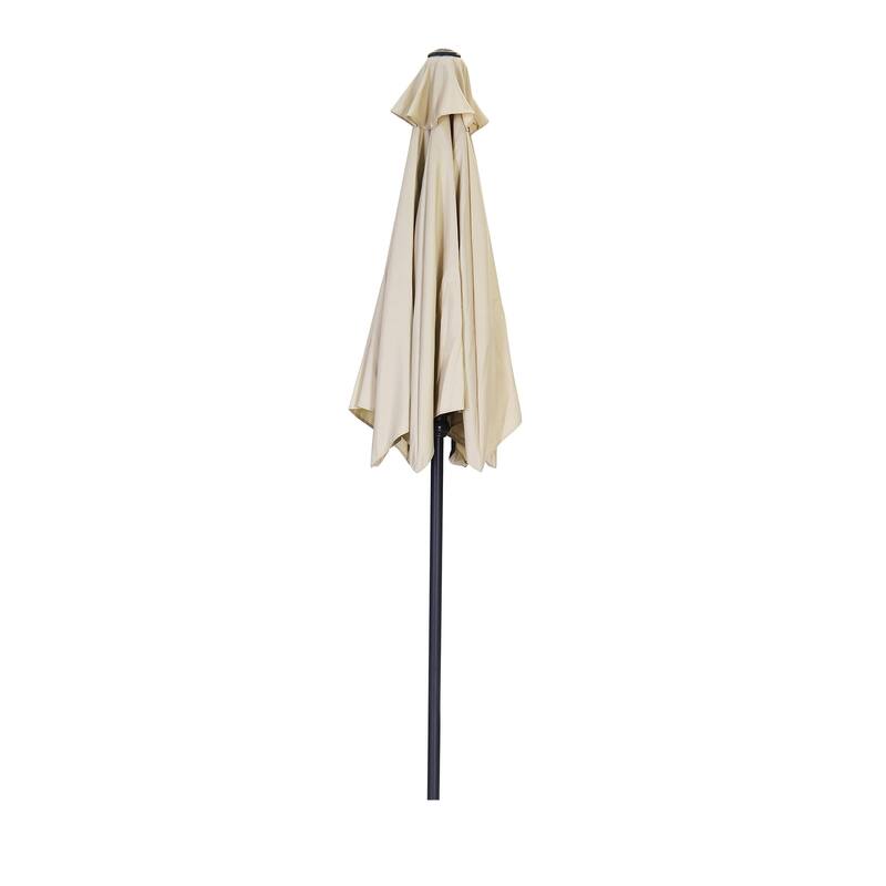 Ainfox 7.5ft Patio Umbrella with Base Outdoor Umbrella
