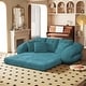 preview thumbnail 24 of 36, Foldable Corduroy Sleeper Sofa Bed