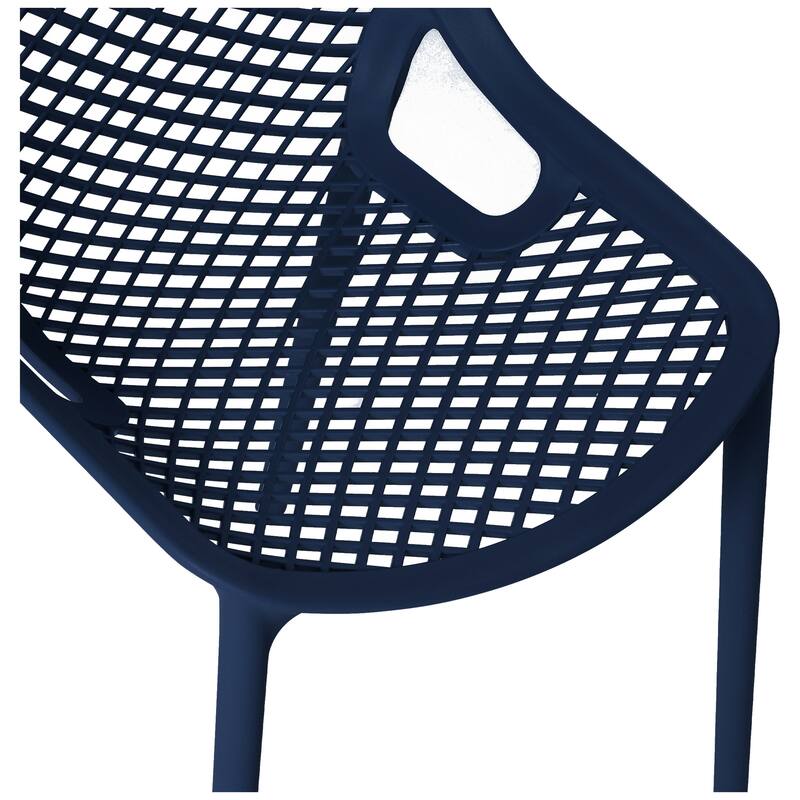 Frond and Form Outdoor Stacking Dining Side Chair (Set of 2)