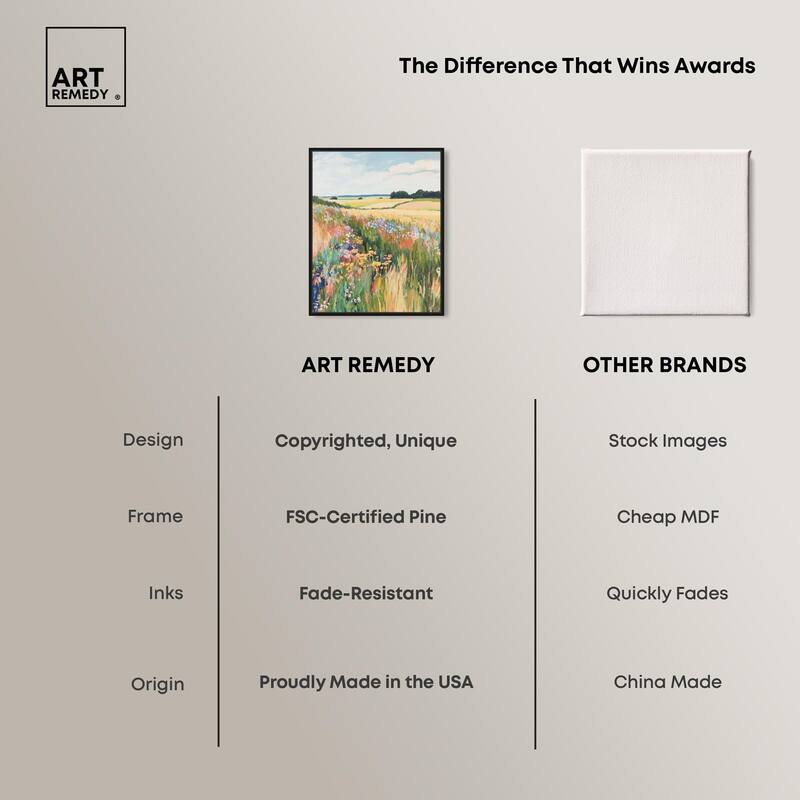 Open Field I Canvas by Art Remedy