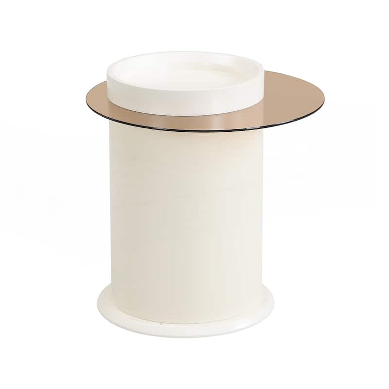 Modern Round Coffee Table Set of 2