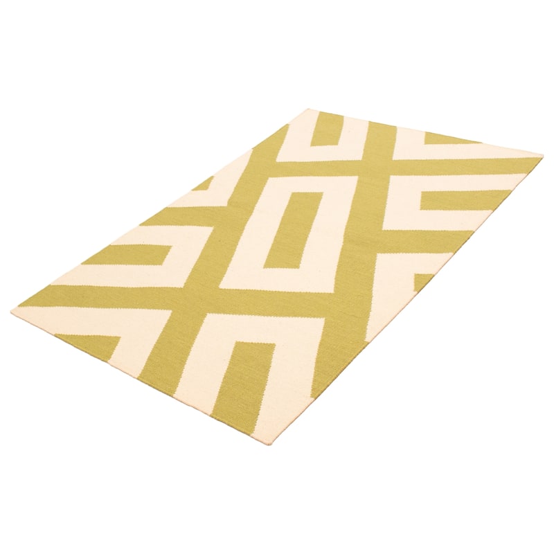 Ankara Olive Kilim 5'0" x 7'11" - 5'0 x 7'11