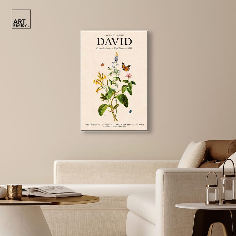 David's Delicate Flowers Canvas by Art Remedy