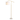 Marble Floor Lamp With Gold And White Finish - 13"D x 32"W x 61"H