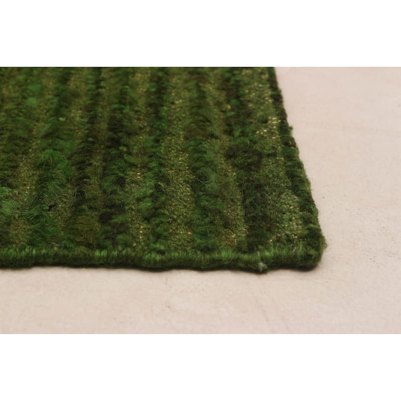 ECARPETGALLERY Hand-knotted Finest Peshawar Ziegler Lime Wool Rug - 9'7 x 12'4