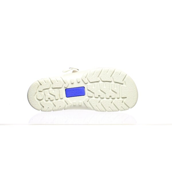 narrow white sandals